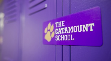  A locker at the Catamount School