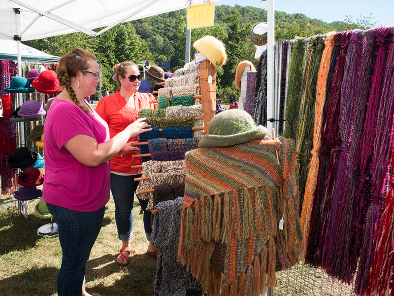Vendors at Mountain Heritage Day