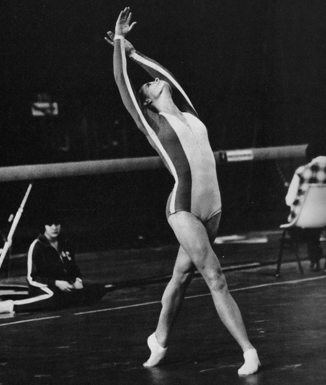 Julie Gallagher, Gymnastics State Runner-Up 1973