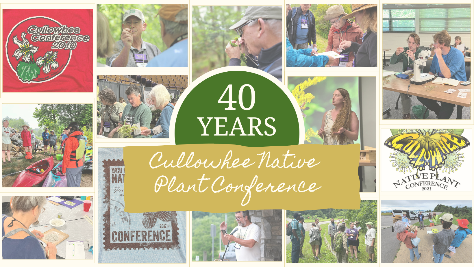 collage of native plant photos from over the years