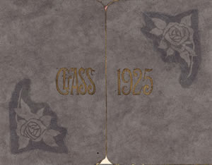 Almond High School 1925 Commencement Program (cover)