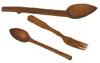 Wooden utensils.