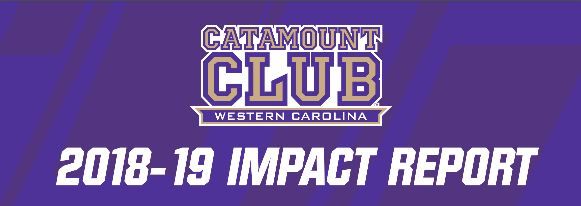 Catamount Club logo with text "2019 Impact Report"