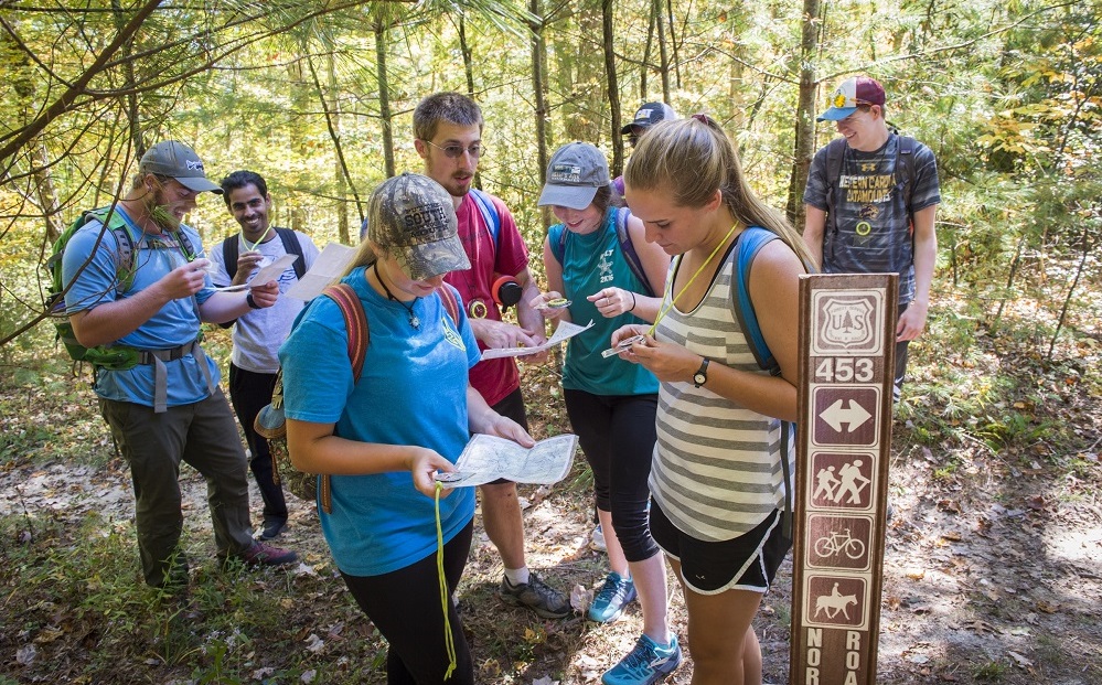First Ascent Wilderness Students Navigating