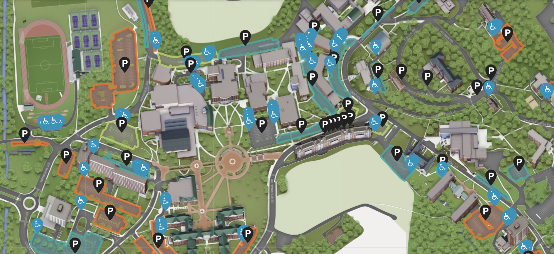 Western Carolina University Maps