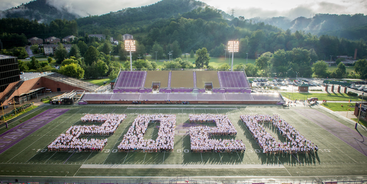 Class of 2020 aerial photograph
