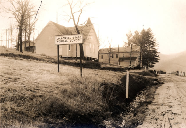 Entrance to Cullowhee  State Normal School