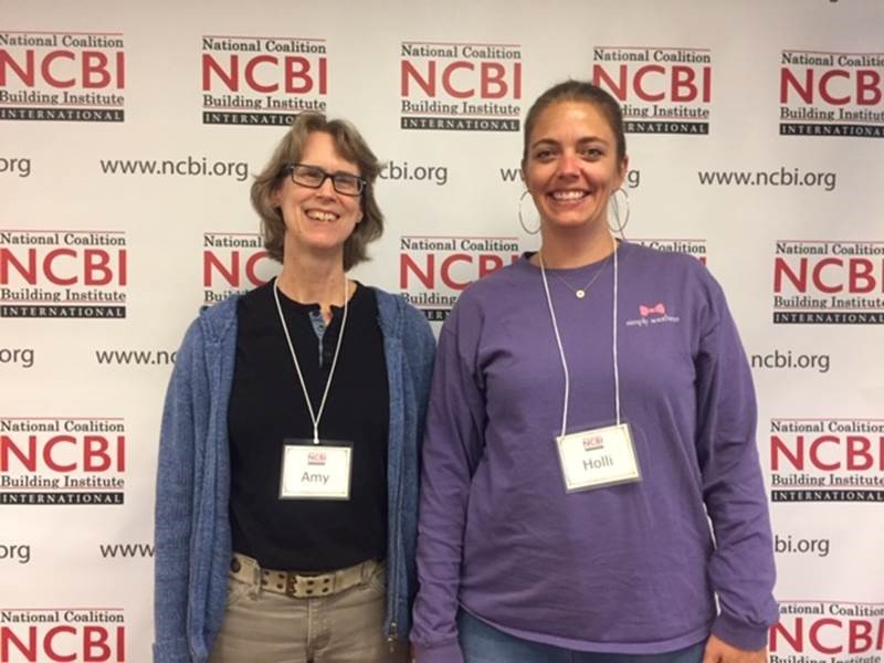 Amy and Holli at NCBI
