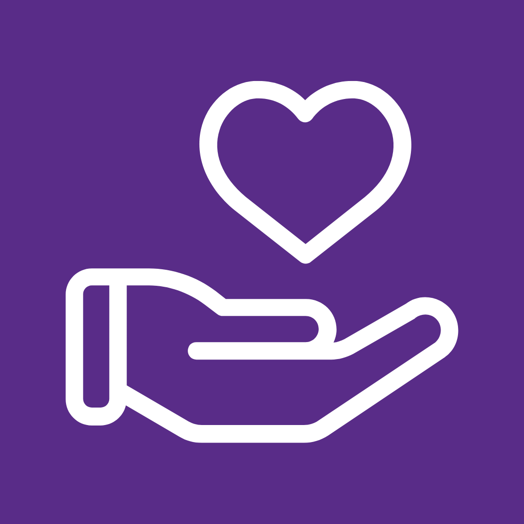 Hand with Heart Icon
