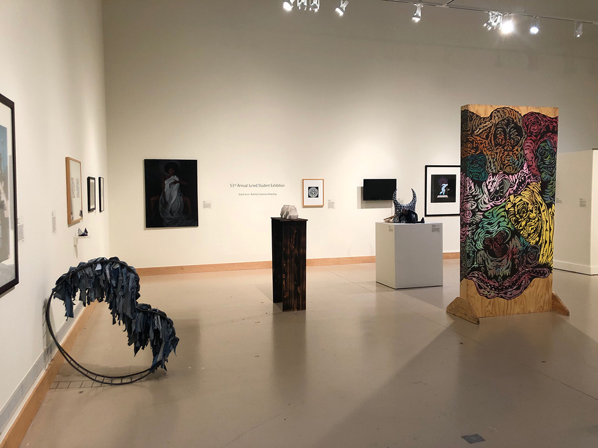 53rd Annual Juried Undergraduate Exhibition Installation View Photography Exhibition