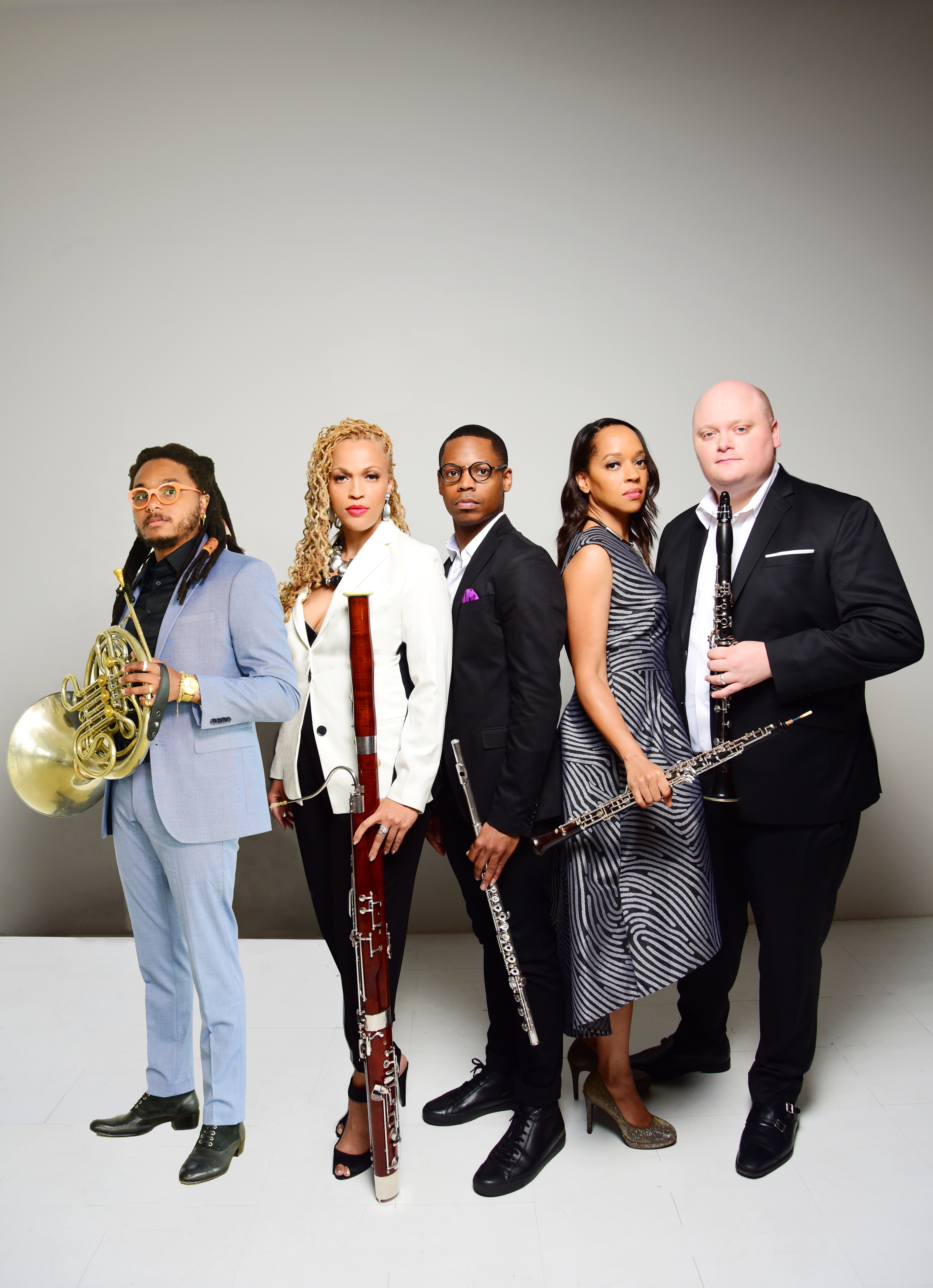 Five members from Imani winds