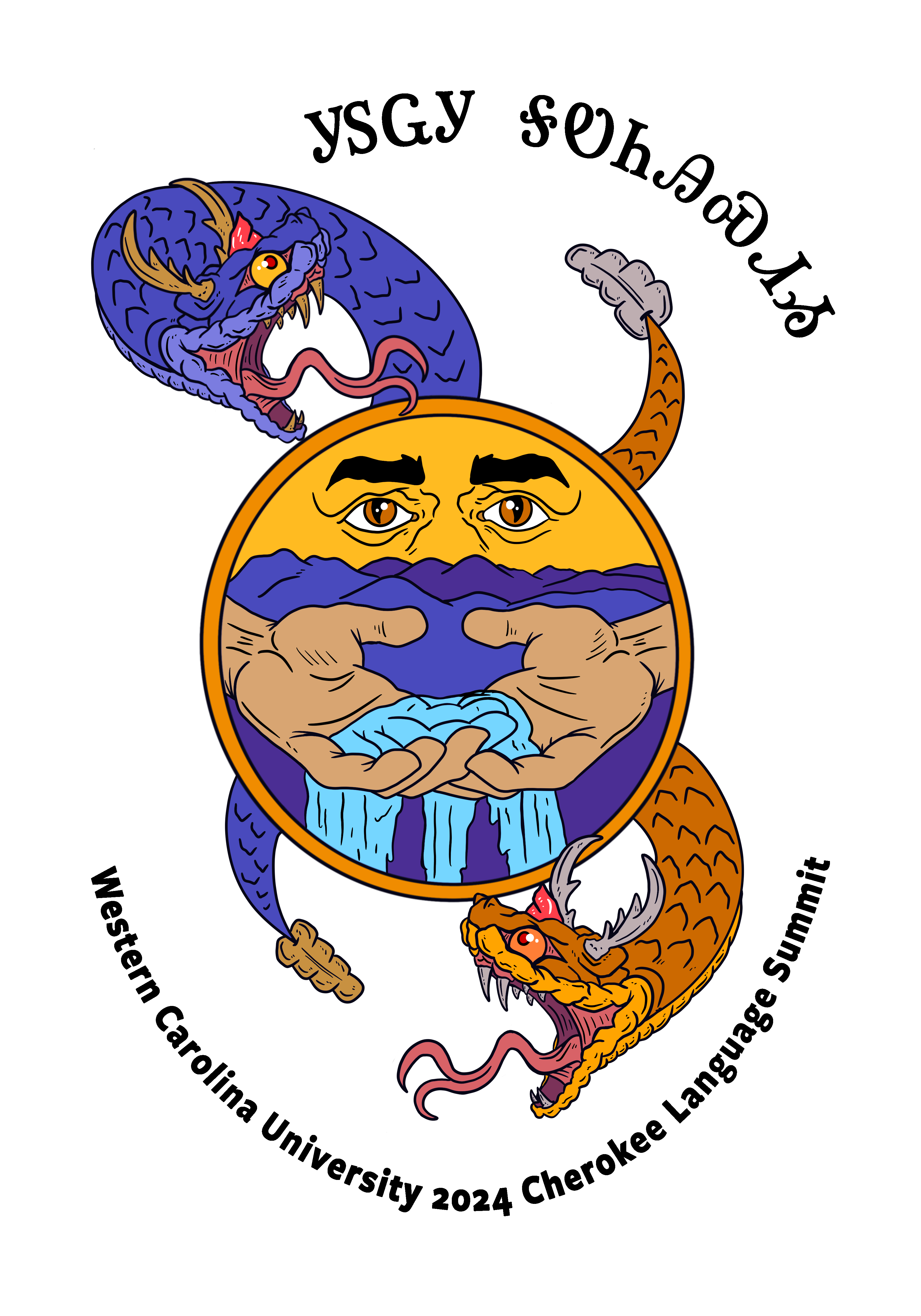 2024 Cherokee Language Summit Logo