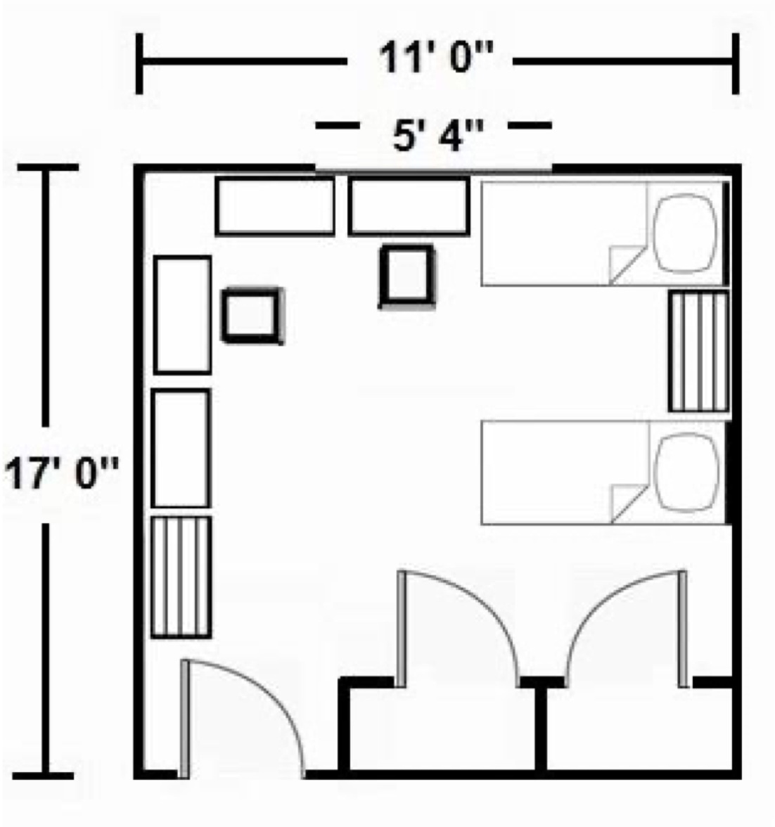 Judaculla double room layout