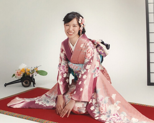 Japanese Woman in a traditional kimono