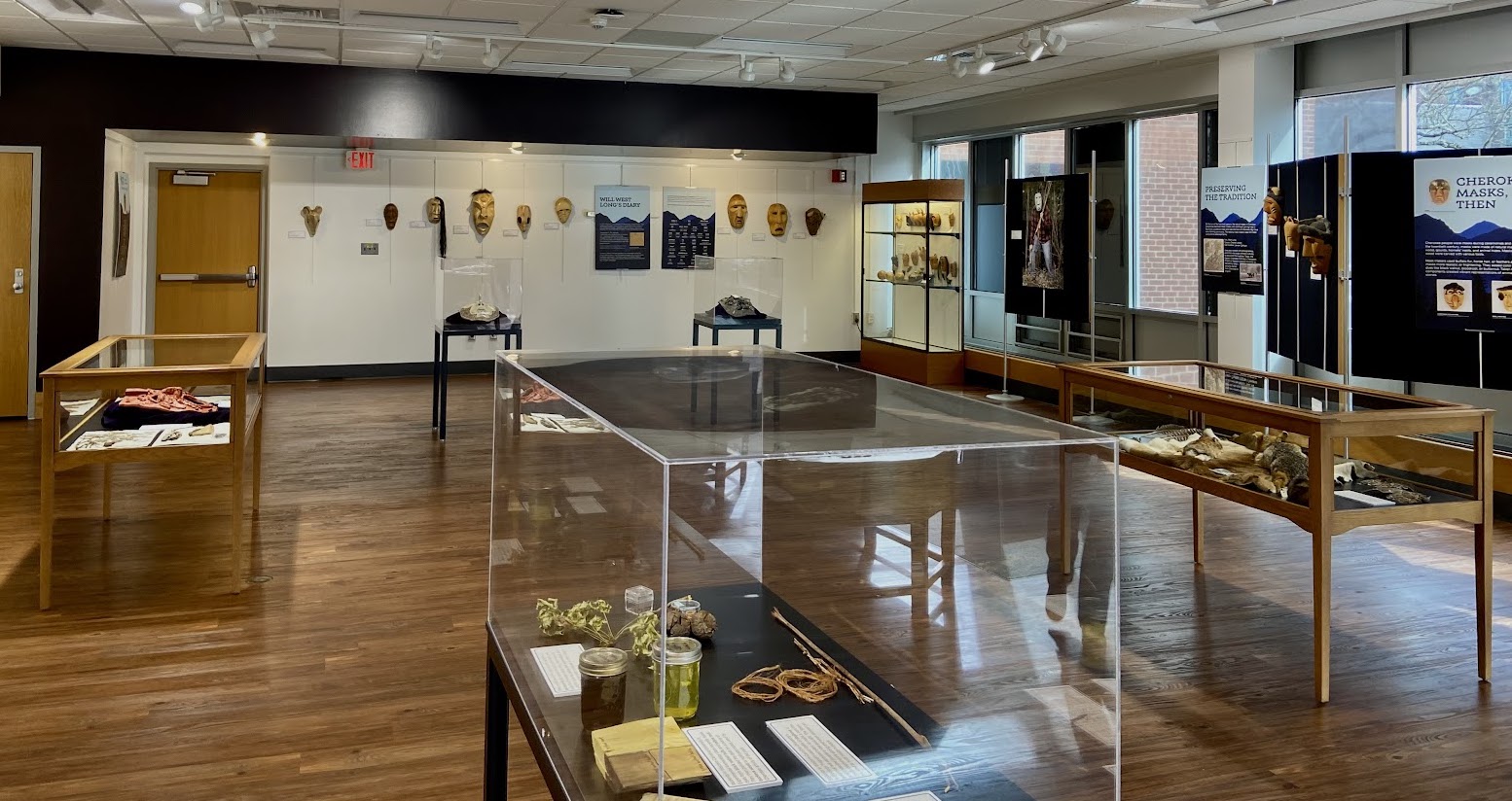 A Century of Cherokee Masks exhibit in MHC