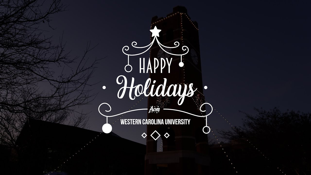 Happy Holidays from Western Carolina University
