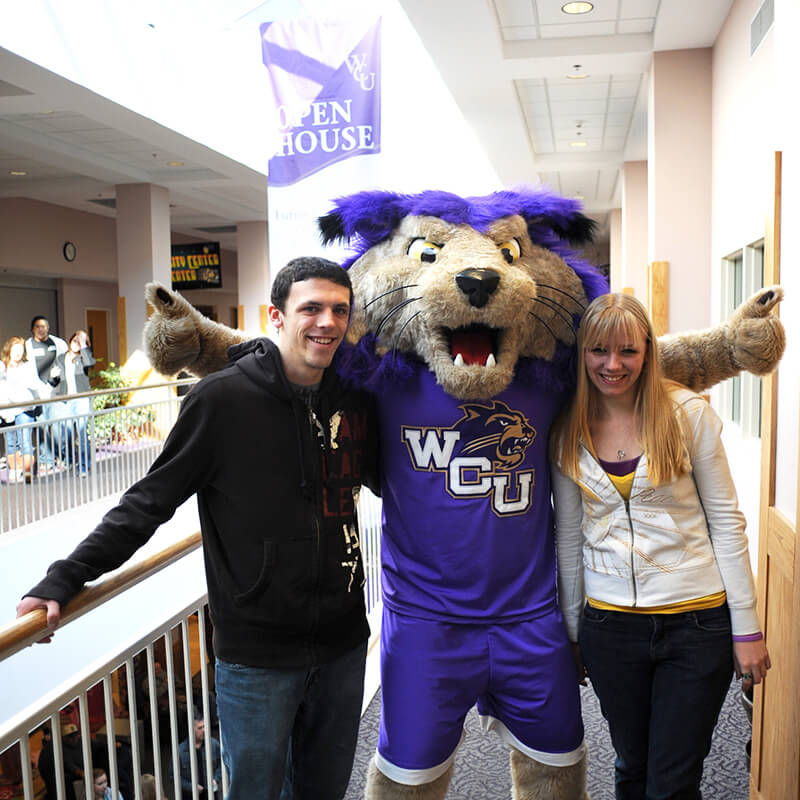  Open house event with Paws mascot