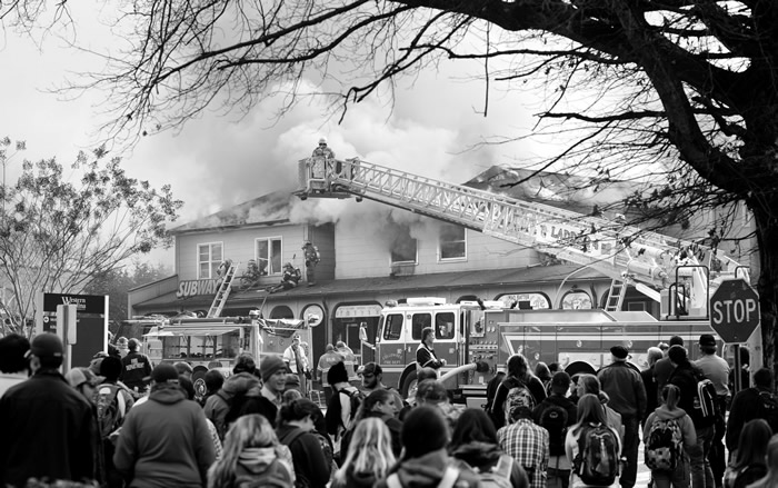 Fire guts Townhouse building, three restaurants