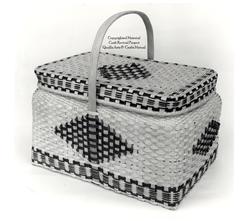 White oak picnic basket