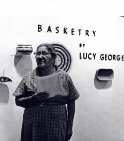 Lucy George at the 1970 exhibition