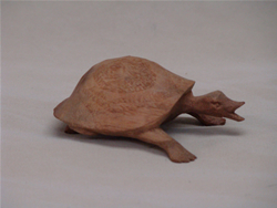 Turtle woodcarving