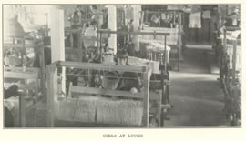 By 1922 Crossnore’s Weaving Department employed over 30 weavers