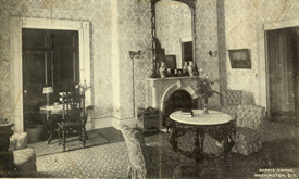 In 1913 the White House commissioned traditional weaving for the President’s Blue Mountain Room