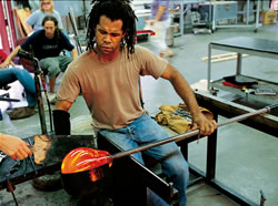Glass Blower at Penland School of Crafts