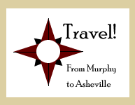 Travel from Murphy to Asheville Compass rose