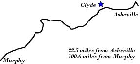 Clyde on the route