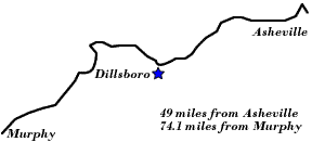 Dillsboro on the route