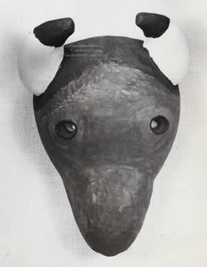 Buffalo mask by Allen Long