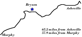Bryson on the route