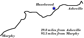 Hazelwood on the route